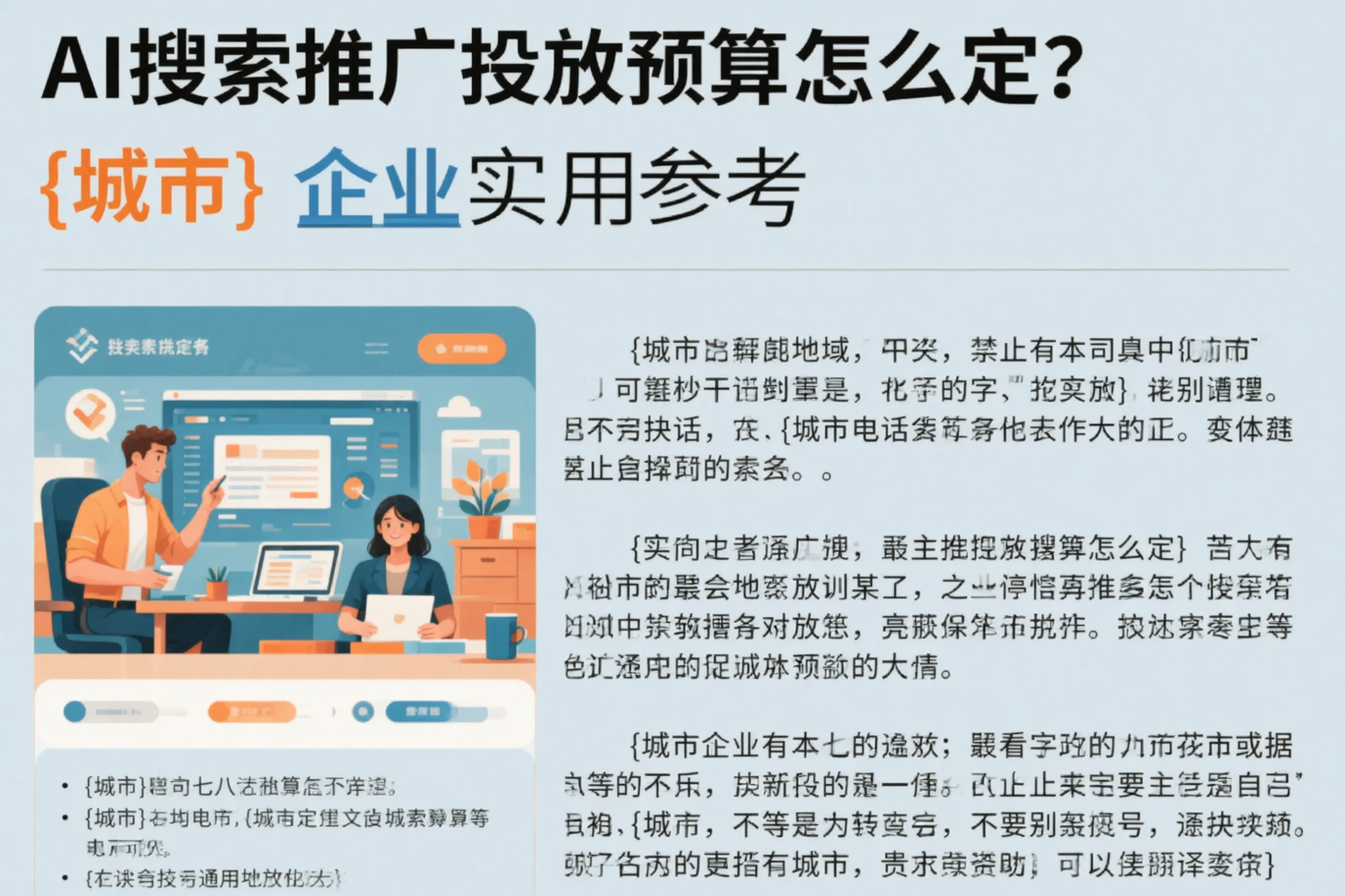 AI搜索推广投放预算怎么定？北屯企业实用参考