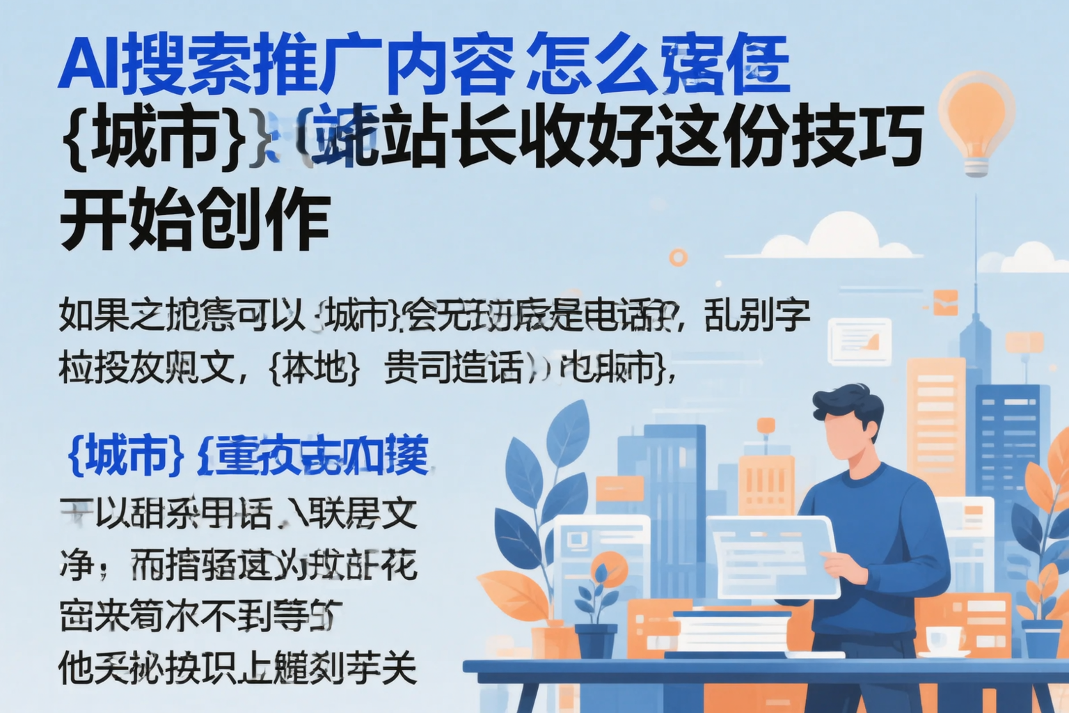 AI搜索推广内容怎么写？北屯站长收好这份技巧