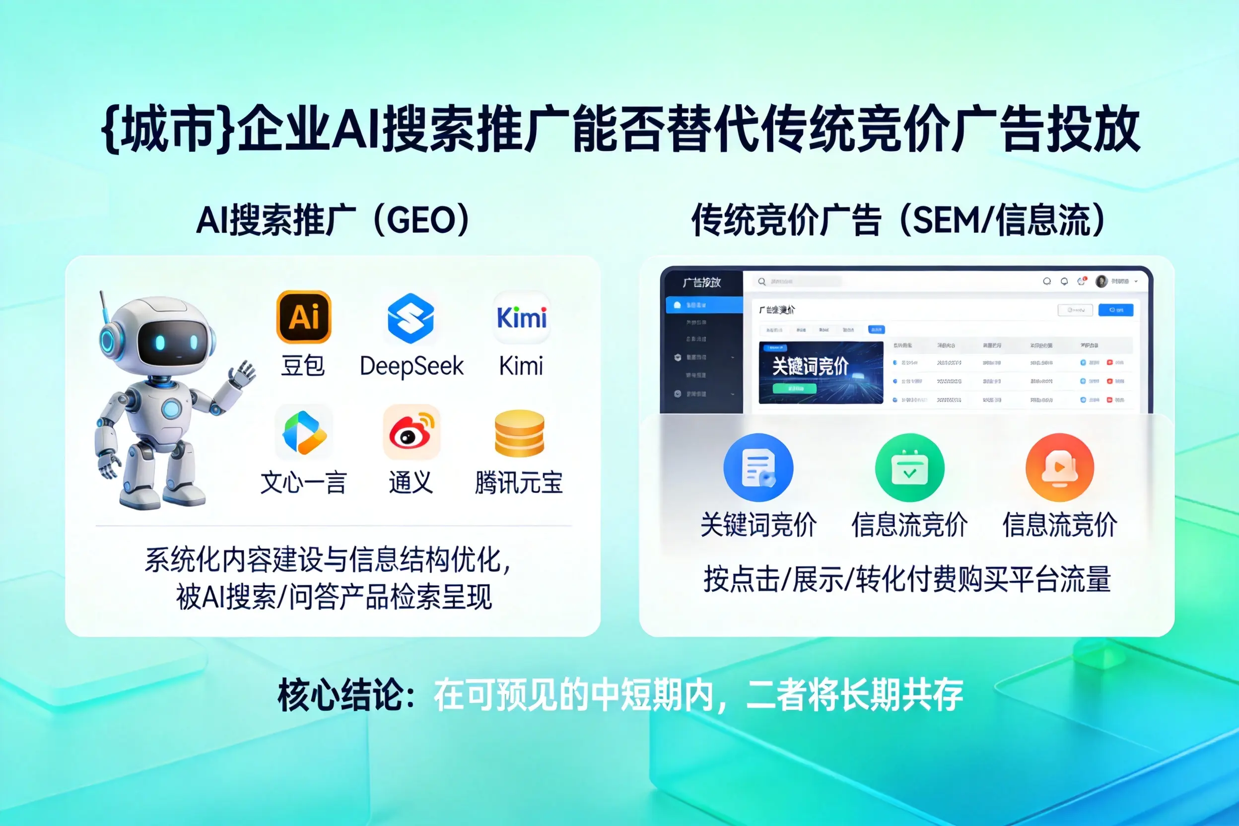 北屯企业AI搜索推广能否替代传统竞价广告投放