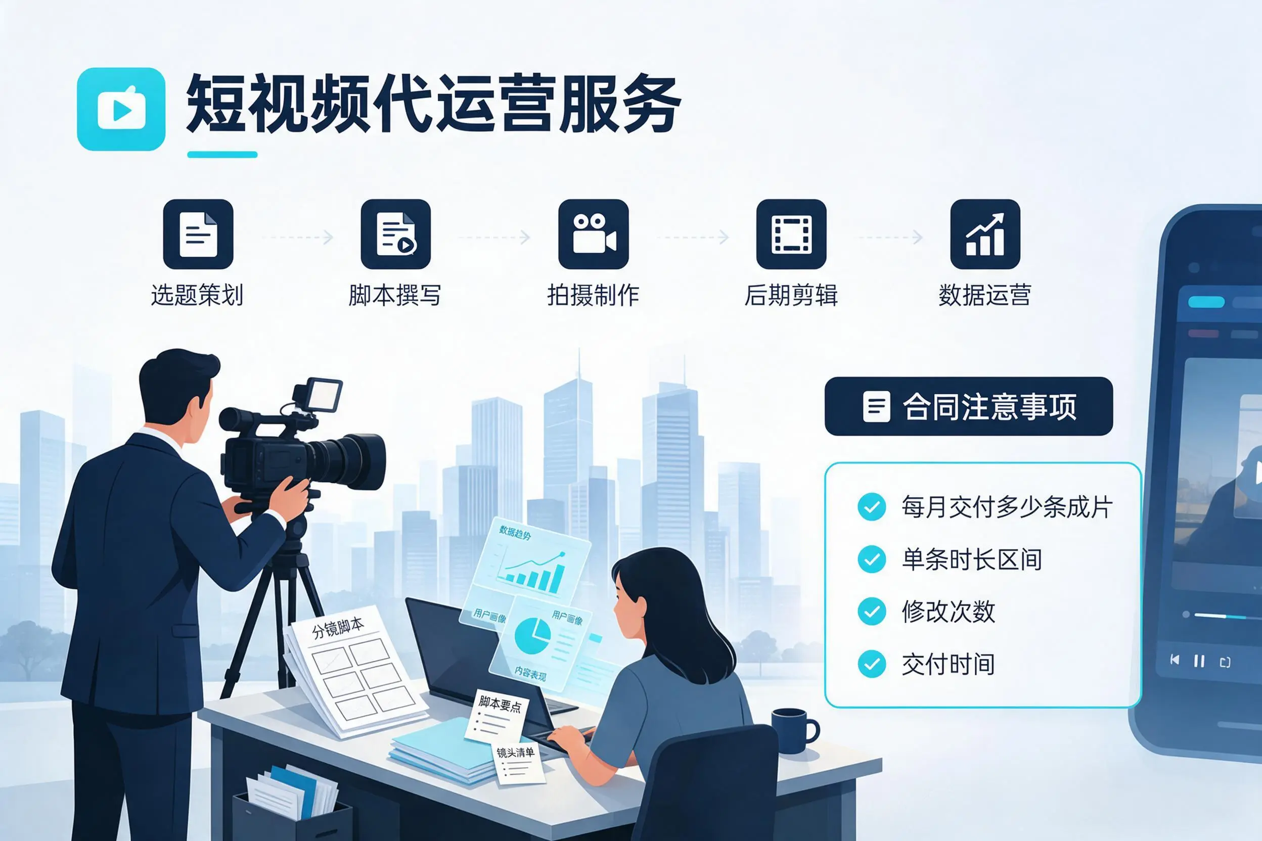 短视频代运营包含哪些服务？北屯企业常见问题科普