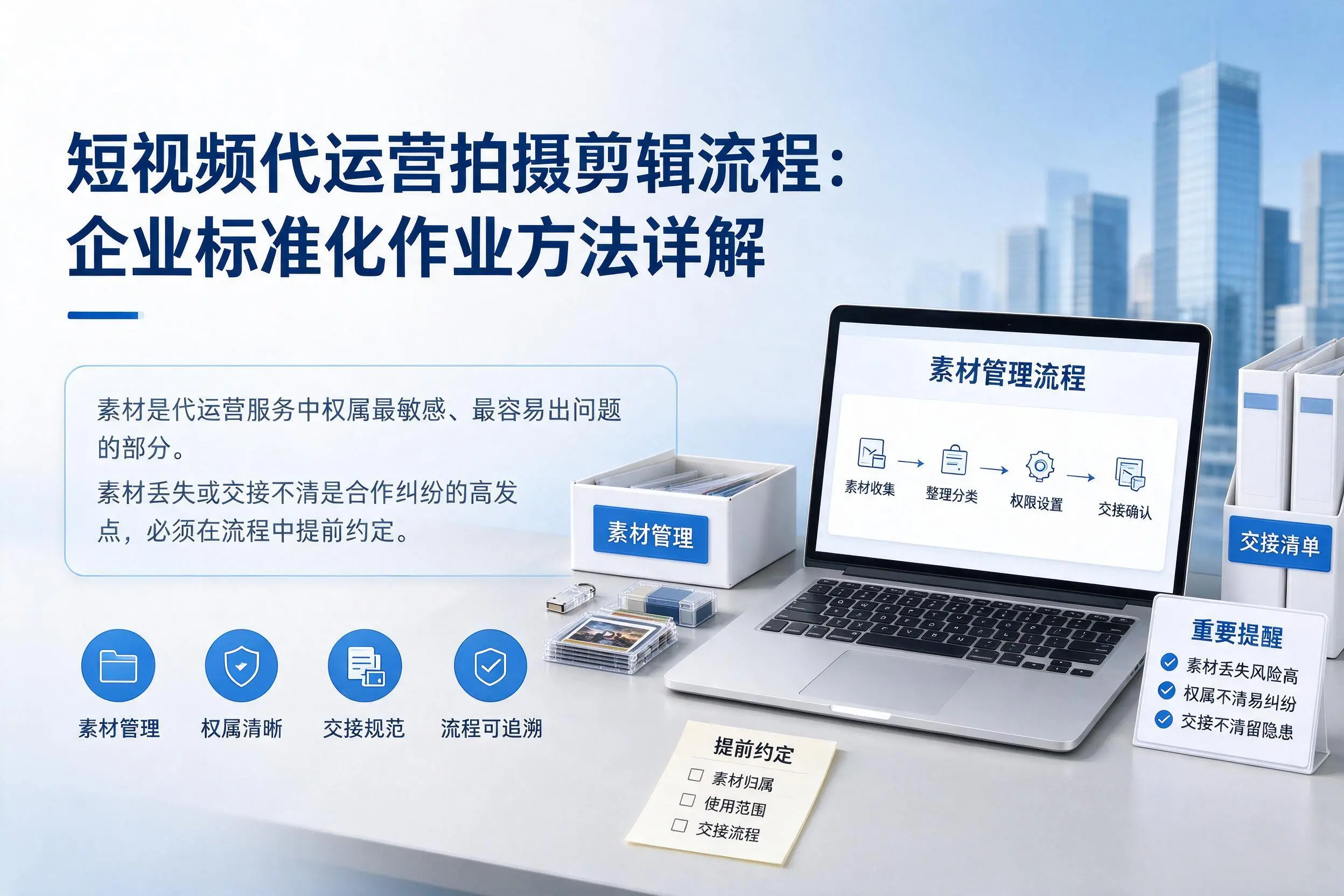 短视频代运营拍摄剪辑流程：北屯企业标准化作业方法详解