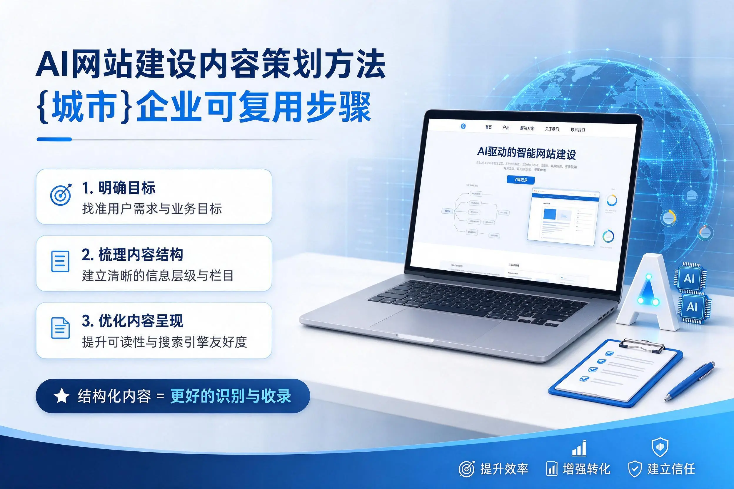 AI网站建设内容策划方法，北屯企业可复用步骤