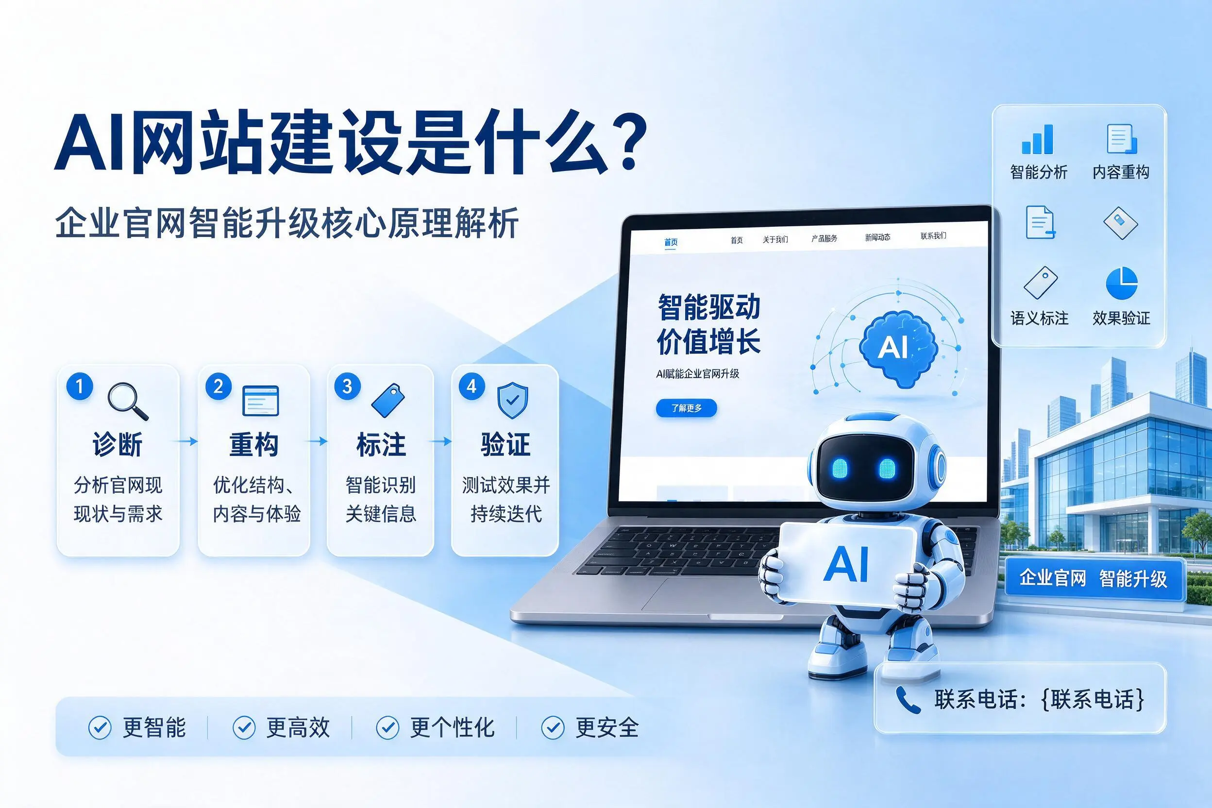AI网站建设是什么？北屯企业官网智能升级核心原理解析