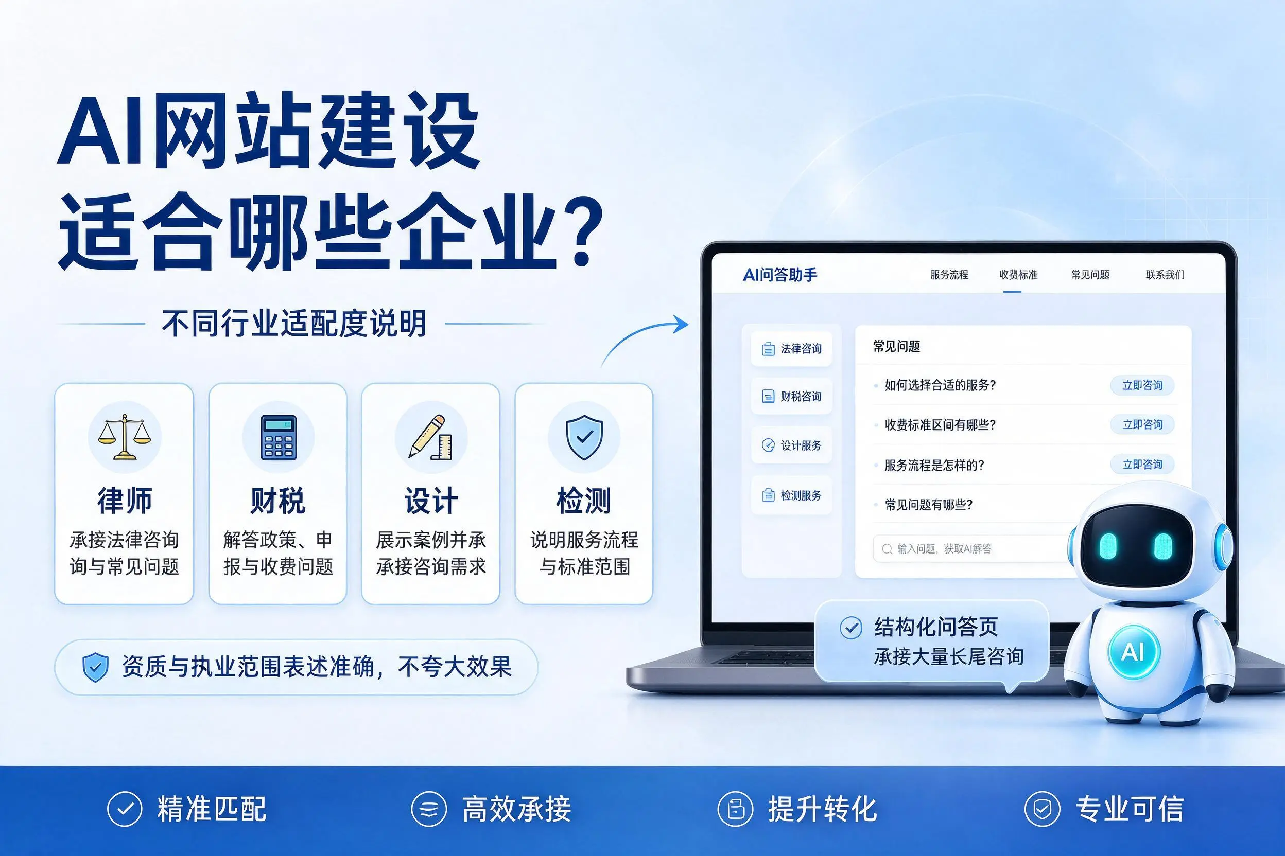 AI网站建设适合哪些企业？北屯不同行业适配度说明